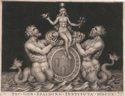 Bookplate: A Sociedade de Cavalheiros Spalding 作： George Vertue
