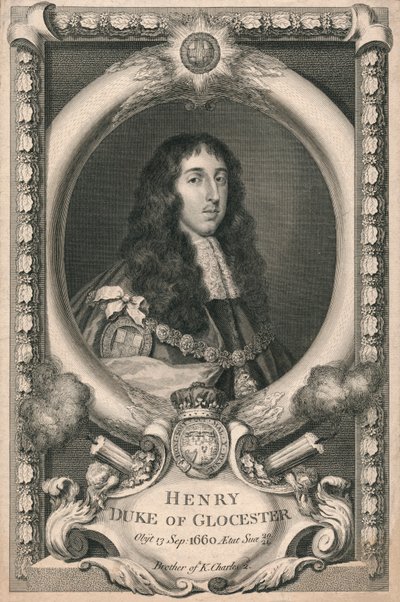 ヘンスター、グロスター公、1736年。 作： George Vertue