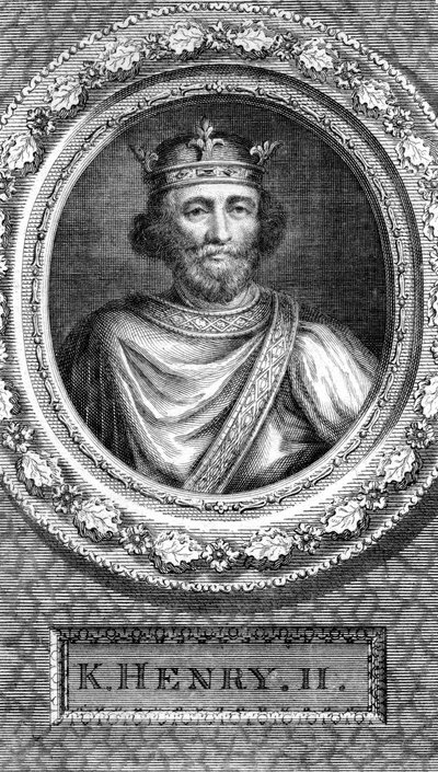 イングランド王ヘンリー2世。 作： George Vertue