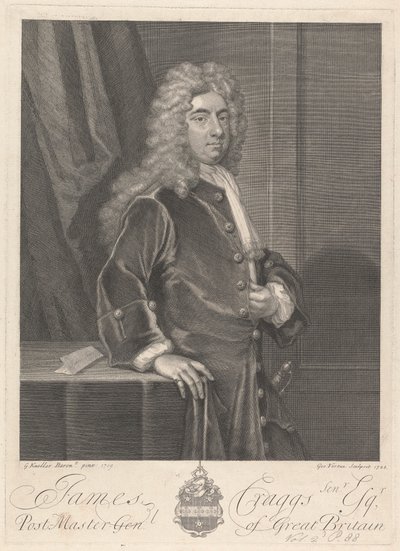 James Craggs vanhempi 作： George Vertue