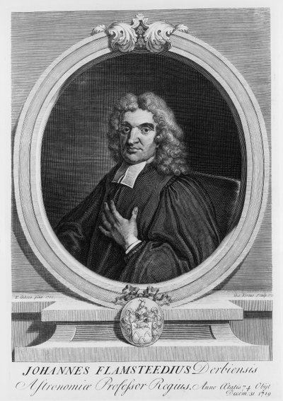ジョンフラムスティード、天文学者、1712年 作： George Vertue