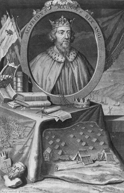 アルフレッド王、1733年。 作： George Vertue