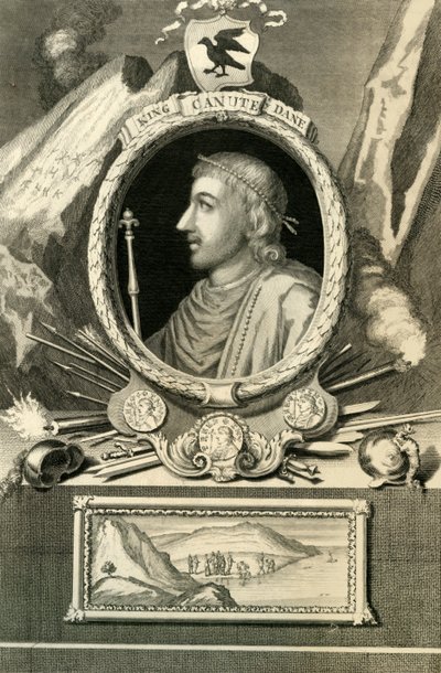 キングカヌーザデーン、1732年。 作： George Vertue