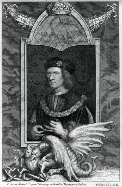 イギリスのリチャード3世、18世紀。 作： George Vertue