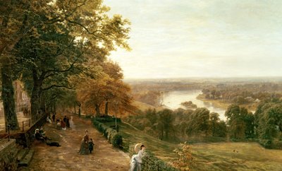 リッチモンドヒル、ロンドン、1875 作： George Vicat Cole