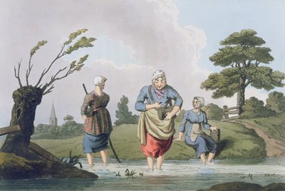 リーチファインダー、ロバートハヴェル（1769-1832）1814年に刻まれた「コスチュームオブヨークシャー」から 作： George Walker