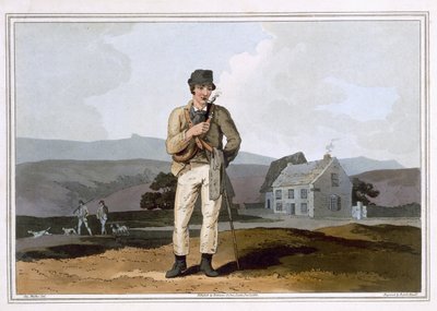 ロバート・ハベル・ザ・エルダーによって刻まれたムーア・ガイド、1814年にロビンソンとサン、リーズによって出版された 作： George Walker