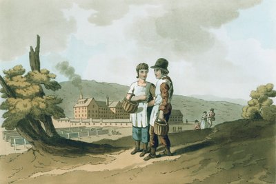 「工場の子供たち」、1814 作： George Walker of Seacroft