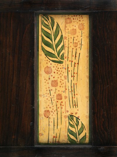 装飾壁パネル（塗装済みオーク材） 作： George Walton