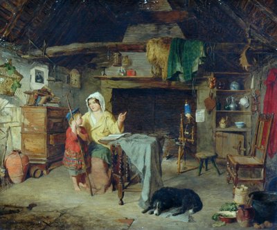エトリック。 1858年に母親から第一印象を受け取った羊飼いの少年 作： George Washington Brownlow