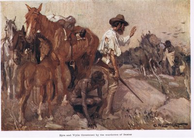 エアとワイリーは脅迫した 作： George Washington Lambert