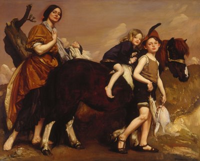 エセックスの休日 作： George Washington Lambert