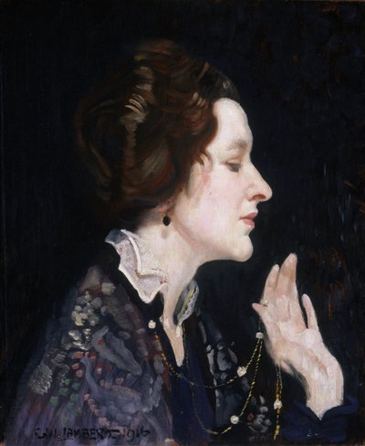 女性の肖像（テア・プロクター） 作： George Washington Lambert