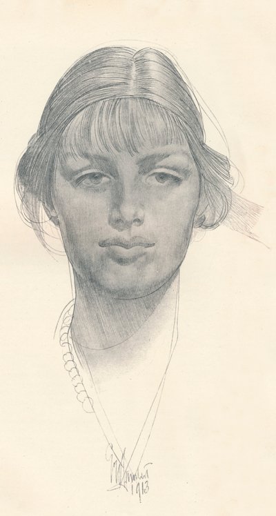 フェアガール、c1914。 作： George Washington Lambert