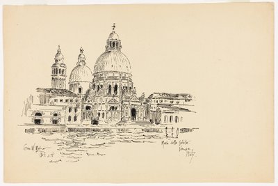 マリア・デッラ・サルーテ、ヴェネツィア、イタリア、旅行のスケッチ 作： George Washington Maher