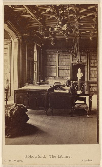 アボッツフォード図書館 作： George Washington Wilson