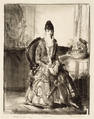 アレンジメント、エマ・イン・ア・ルーム 作： George Wesley Bellows