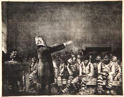 ジョージア州の祝福、1916 作： George Wesley Bellows
