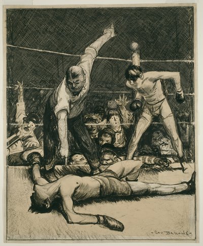 カウントアウト 作： George Wesley Bellows