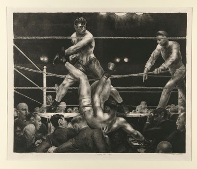 デンプシーとフィルポ 作： George Wesley Bellows