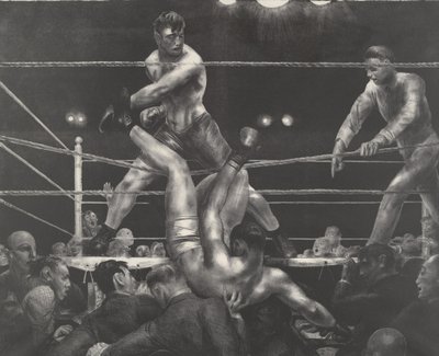 デンプシーとフィルポ 作： George Wesley Bellows