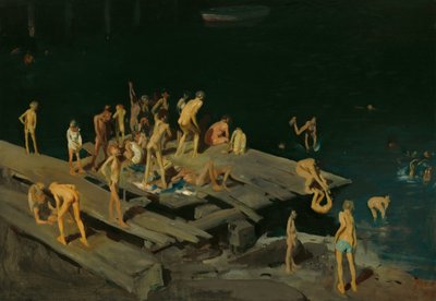 42 人の子供、1907 年。 作： George Wesley Bellows