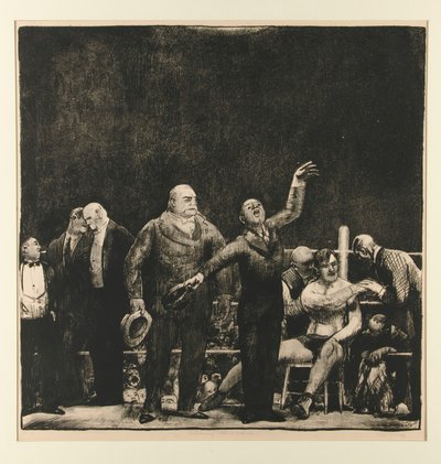 ジョン・L・サリバンの紹介 作： George Wesley Bellows