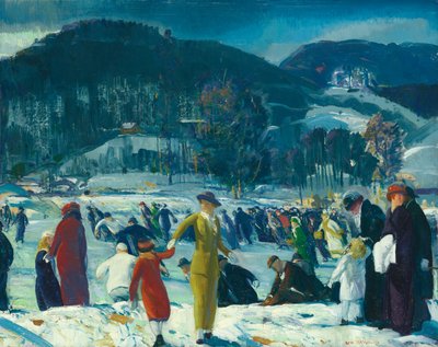 冬の恋 作： George Wesley Bellows