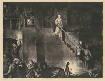 エディス・キャベルの殺害 作： George Wesley Bellows