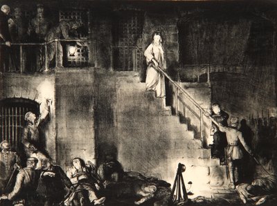 エディス・キャベルの殺害 作： George Wesley Bellows