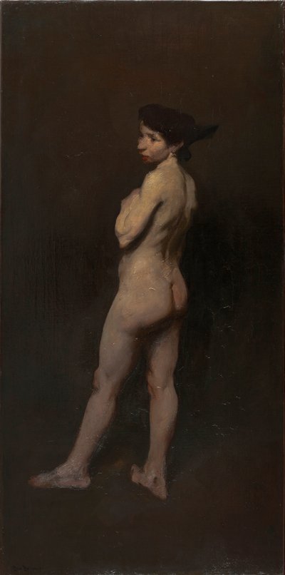 ヌード、ミスベンサム、ニューヨーク、1906 作： George Wesley Bellows