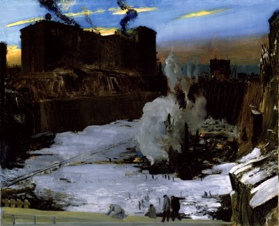 ペンシルバニア・ステーション・エクスカベーション 作： George Wesley Bellows