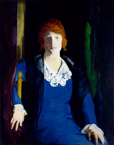 フローレンス・ピアースの肖像 作： George Wesley Bellows