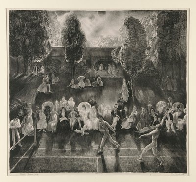 テニス 作： George Wesley Bellows