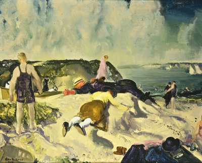 ビーチ、ニューポート、1919年 作： George Wesley Bellows