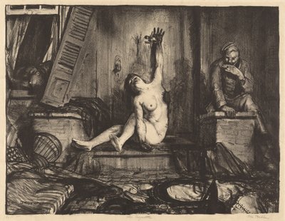 シガレット、1918年。 作： George Wesley Bellows