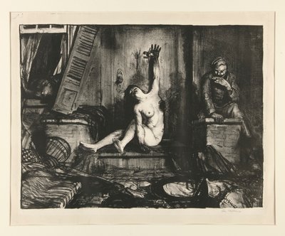 戦争シリーズのシガレット 作： George Wesley Bellows