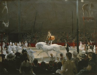 サーカス、1912 作： George Wesley Bellows