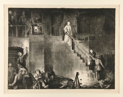 エディス・キャベルの殺人 作： George Wesley Bellows