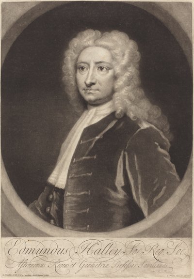 エドモンド・ハレー 作： George White after Sir Godfrey Kneller