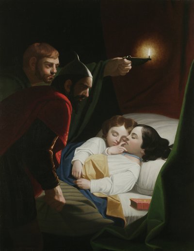 王子の殺人、1833〜34年頃（キャンバスに油彩） 作： George Whiting Flagg