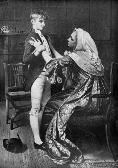 ネルソンズファーストフェアウェル、1926年。 作： George William Joy