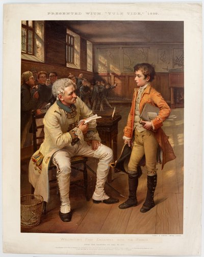 ？ウェリントンのフランス人との最初の出会い？、1785 作： George William Joy