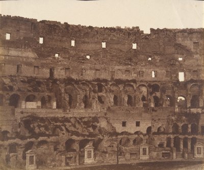 コロッセオ、ローマ、1850 年代。 作： George Wilson Bridges