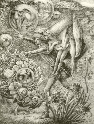 フェルディナンドとアリエル（グラビア） 作： George Woolliscroft Rhead