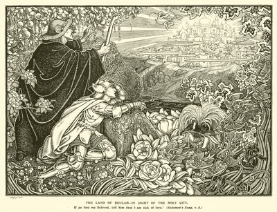 聖地を目前にしたベウラの地(彫刻) 作： George Woolliscroft Rhead