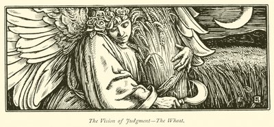 裁きのビジョン、麦（エングレービング 作： George Woolliscroft Rhead