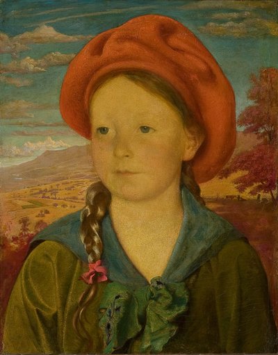 少女の肖像（オリビア・コールドウェル）、1920 作： George de Forest Brush or Brusch