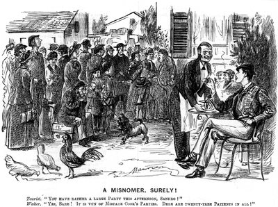 間違い、間違いなく！、1880。 作： George du Maurier