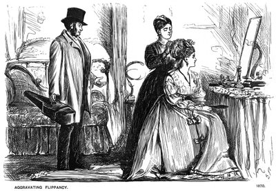 悪化する弾力、1870 1891。 作： George du Maurier